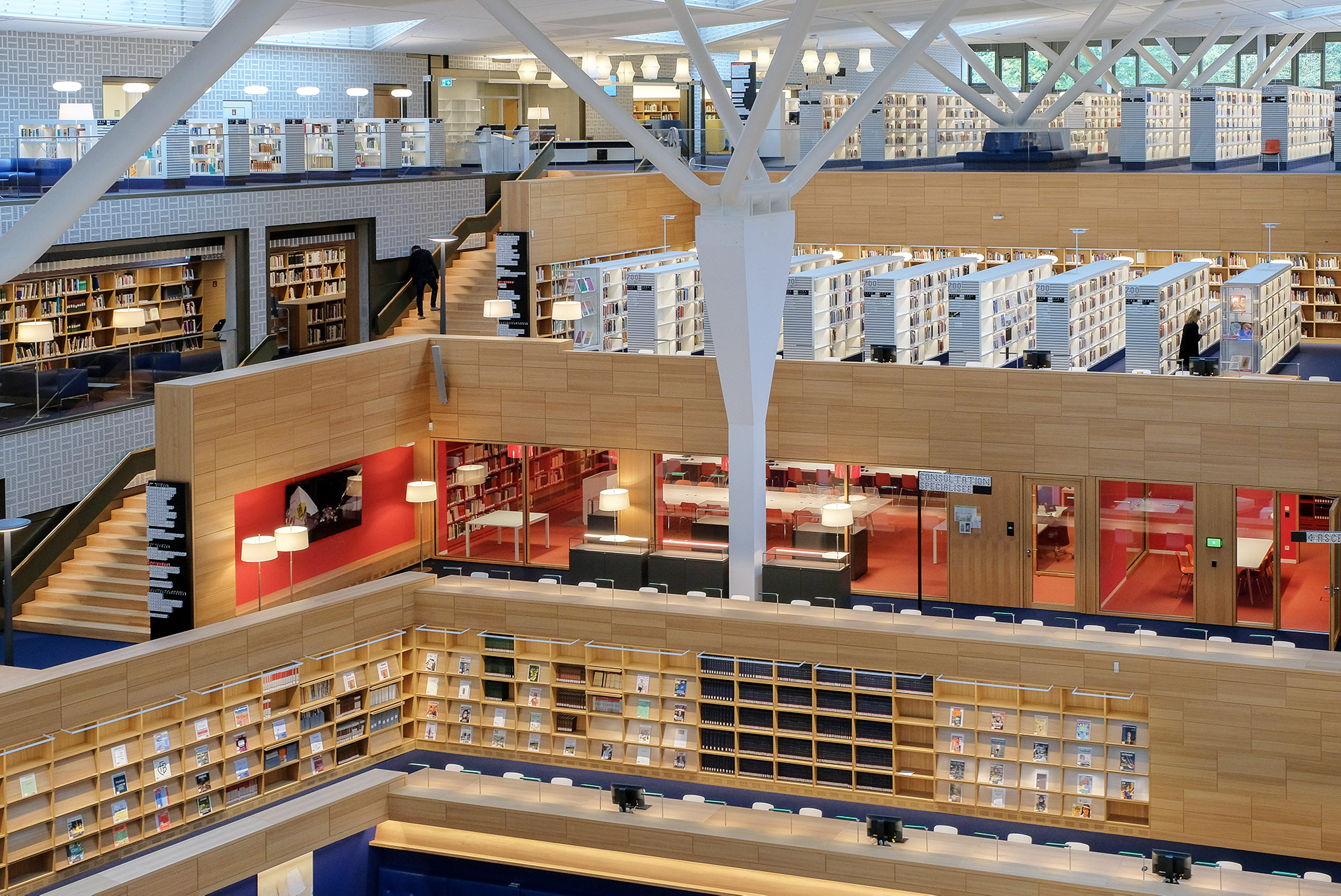 National Library of Luxembourg. Photo credit: Marcel Strainchamps.